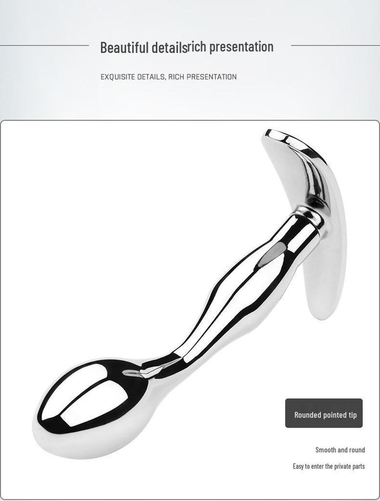 Kovová kotva anální zástrčka pro expanzi a SM hru