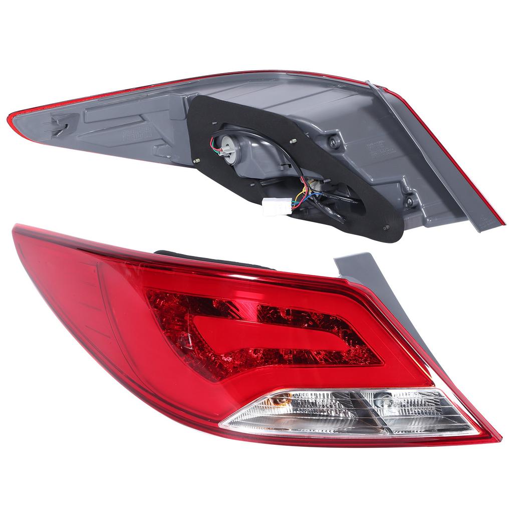 LED Tail Lights Assembly Refit Multifunctional Lamp Fit for Hyundai Verna Accent 2014 2016