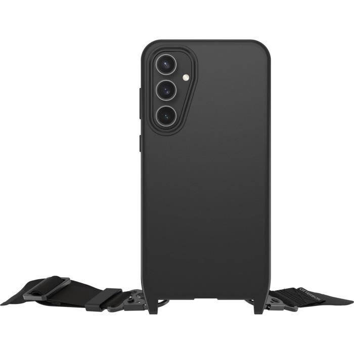 Coque de protection - otterbox - react necklace - samsung galaxy s23 fe - noir - ultra fine et résistante