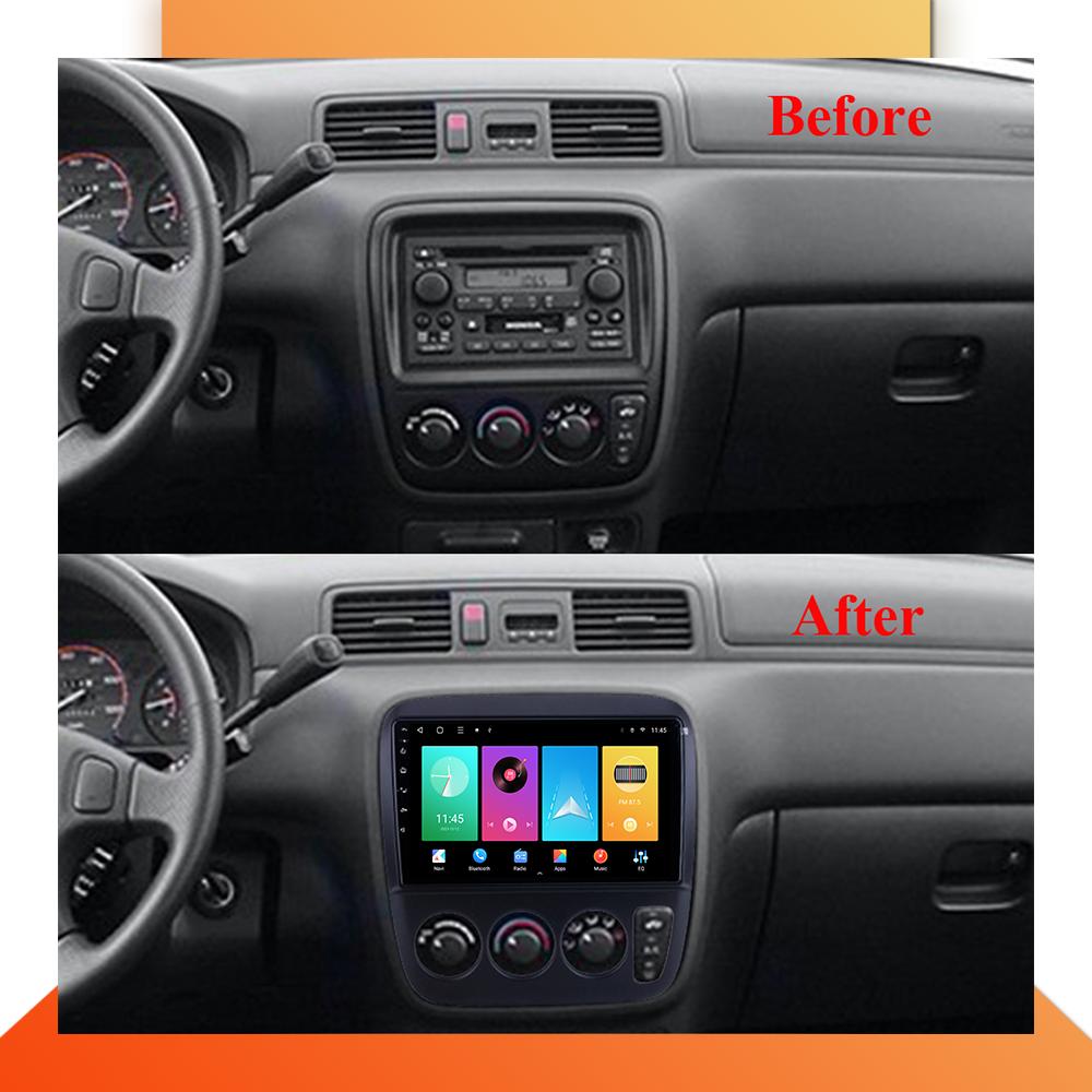 Car Radio Android Auto Carplay For Honda CR-V 1995-2001 Multimedia Player Head Unit Stereo GPS Navigation BT WIFI 1+16GB