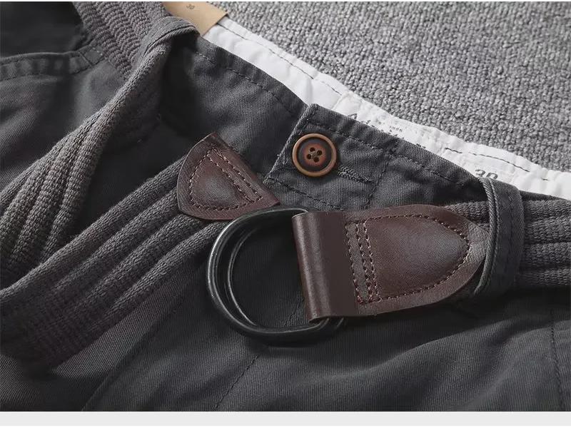 Men's Trendy Military Green Casual Shorts