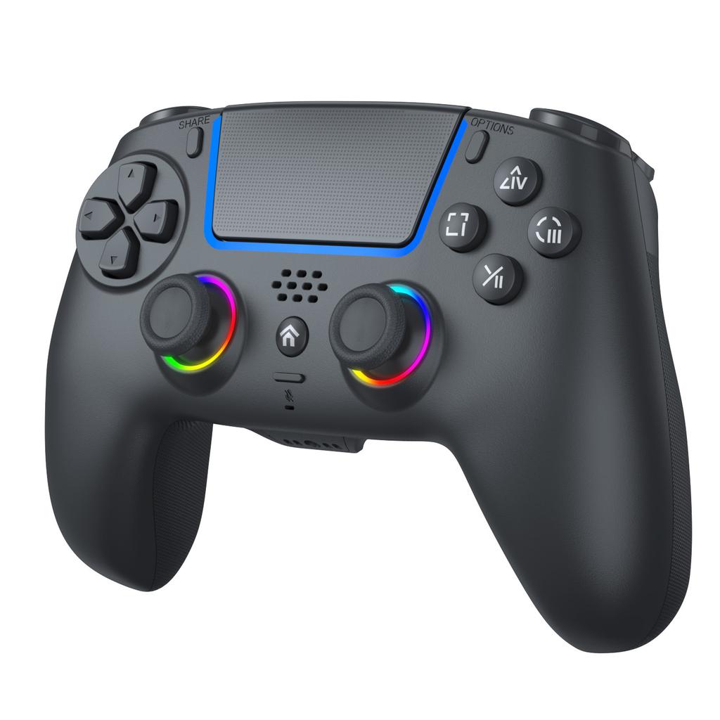 Gatillo de Efecto Hall Mando PS5 Bluetooth Inalámbrico Compatible con PS5 Slim/Pro PC Steam Doble Vibración 6 Ejes