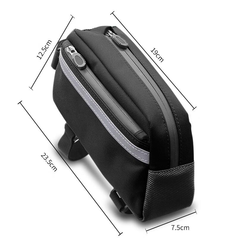GEETHA Reflective Bicycle Crossbar Storage Bag