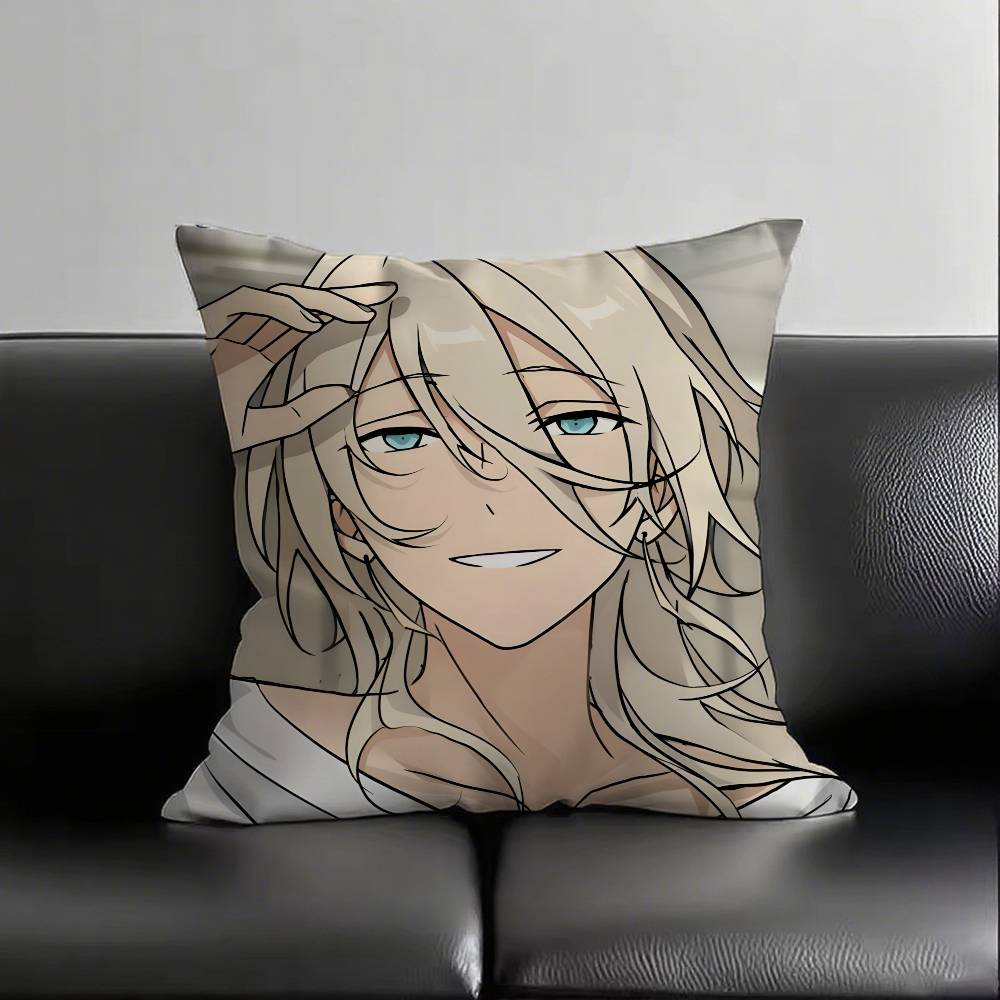 1pc Eichi Tenshouin Pillow Case Fashion Square Pillowcase Bedroom Sofa Room Ins Decoration Leisure
