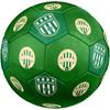 Ferencvarosi TC Green White Stripe Crest Logo Printed Size 5 PU Soccer Ball Outdoor Training Hungarian Football Fan Souvenir Match Football
