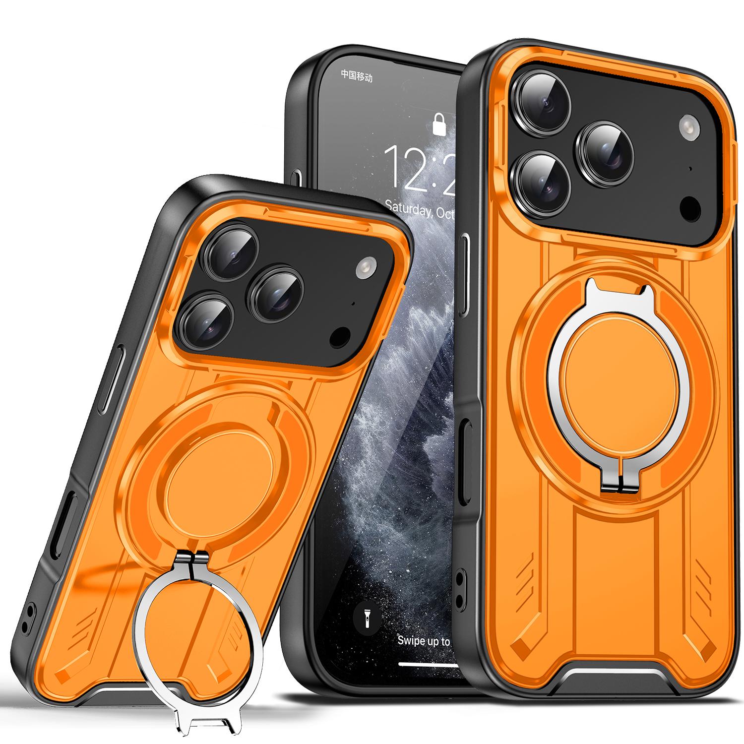 

Военный противоударный чехол-броня для iPhone 17 Pro Max Air 11 12 13 16 Pro 14 15 Plus С магнитным кольцом-держателем Magsafe Чехол для телефона For iPhone 12 Pro