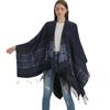 Autumn and winter solid color shawl simple thickened tassel imitation cashmere dual-purpose scarf cape air-conditioned room blanket