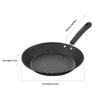 Non Stick 3 4 Hole Egg Frying Pan Wooden Handle Multi Section Skillet for Home Breakfast or Burger Making