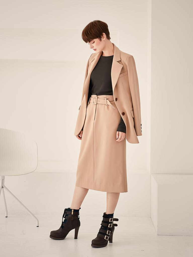 ACUD Pencil Skirt (Beige)