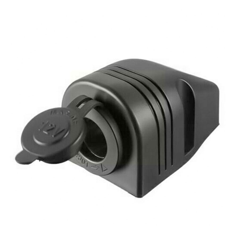 Universal 12/24V Cigarette Lighter Socket Car Splitter Power Socket Charger With Waterproof Tent Base for Van Truck Boat AT Z2M5