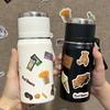 High Value 316 Stainless Steel Thermos Cup Women's Simple Tea Separation Tea Cup Large Capacity Portable Student Cup