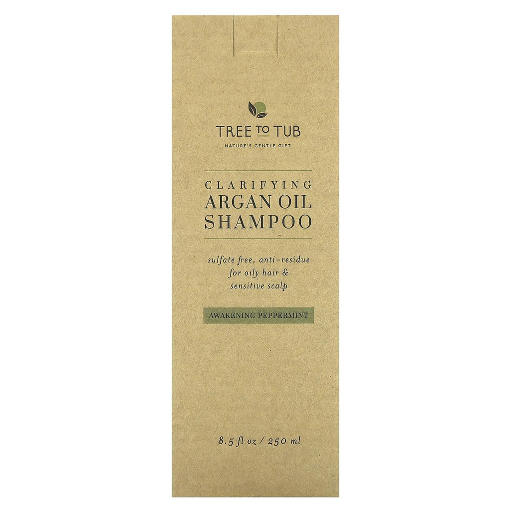 Clarifying Argan Oil Shampoo, Awakening Peppermint, 250Ml(8.5Fl Oz)