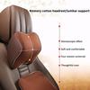 Car Neck Headrest Rest Pillow Head Support Cushion Car Breathable Memory Foam Slow Rebound Guard Car Lumbar Pillow Universal