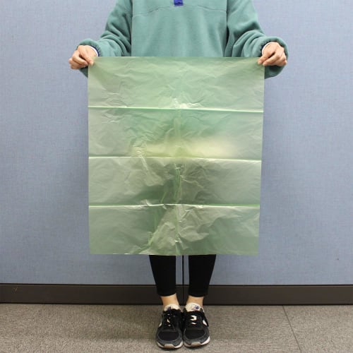 Household Japan Deodorizing Sanitary Garbage Bags, 10 Bags x 5 Packs, Green, 20L, AS25