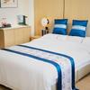 1 Stück Hotel Ferienwohnung Bettfahne Bettwäsche Leichter Luxus Einfarbig Bettende Handtuch Weich und Bequem Multifunktionales Staubdichtes Tuch Bettläufer