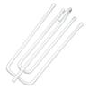10Pcs/Set Curtain Hooks Wear-resistant Reusable 2 Colors Four Prong Curtain Pleater Tape Hooks for Curtain