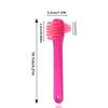 1/5/10 Pcs T-Shape Denture Dedicated Plastic Brush Toothbrush Dual Head False Teeth Brushes Braces Retainer Descaling Brush