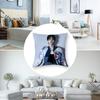 Beliebter koreanischer Schauspieler S-Song K-Kang Kissenbezug 3D-Druck Polyesterfaser 40*40cm Heim Sofa Dekoration Festivalgeschenk