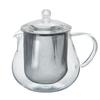 HARIO Leaf 450ml Perfect Teapot, Clear, Capacity, Heat-Resistant Glass, Gift, CHC-45T