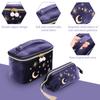 2 Portable Makeup Bags Embroidered with Moon Star Makeup Bag Large Capacity Star Makeup Bag with Tassel Embroidery Storage Bag