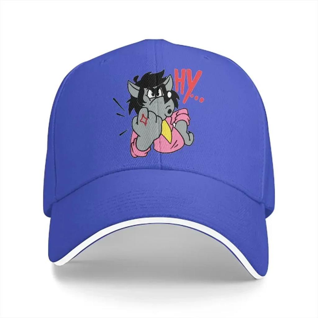 Summer Cap Sun Visor Fighting Hip Hop Caps Nu Pogodi Hare Wolf Anime Peaked Hats