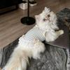 Comfortable Pet Dog and Cat Checkered Clothes Small Dog Vest  Spring Summer Season