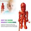 3D Printed Skeleton Knight Figurine Movable Joints Halloween Spooky Skeleton Warrior Articulated Skeleton Soldier Model Toy Desktop Decoration