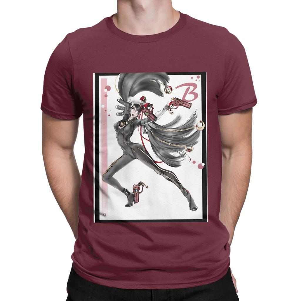 Bayonetta Awesome Funny 100 Cotton TShirt Bayonetta Game Tees Tops For Unisex