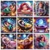 Cartoon 5D Diamond Painting Full of Diamonds DIY Hand-applied Diamond Painting Princess Series Decorative Painting Kit