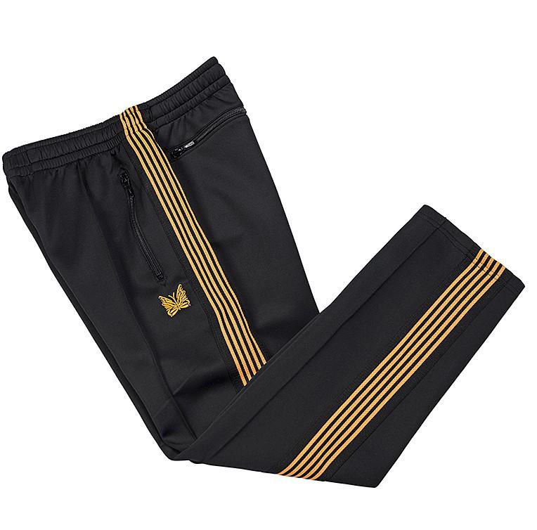 New High Street Fashion Loose Straight Butterfly Sports Pants - Unisex Black & White Striped Casual Trousers