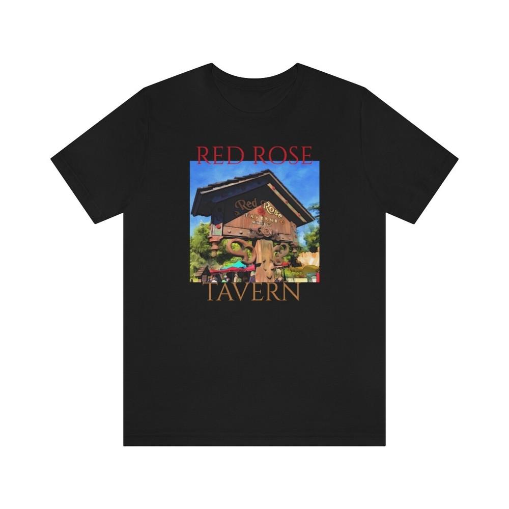 Tee DISNEYLAND RED ROSE TAVERN Unisex T-Shirt M