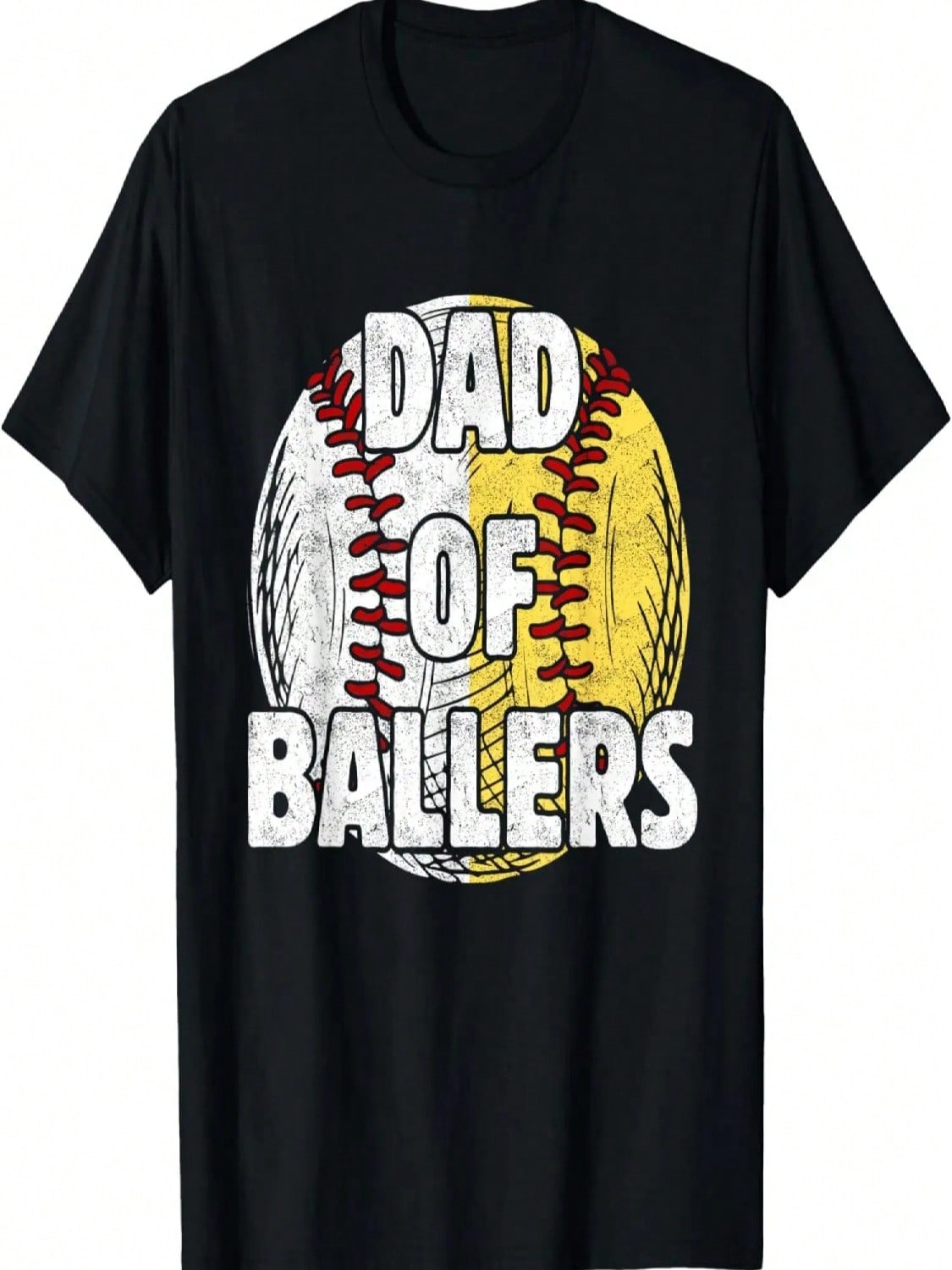 Dad Of Ballers Funny Father Baseball Softball Father s Day T-Shirt S разноцветный