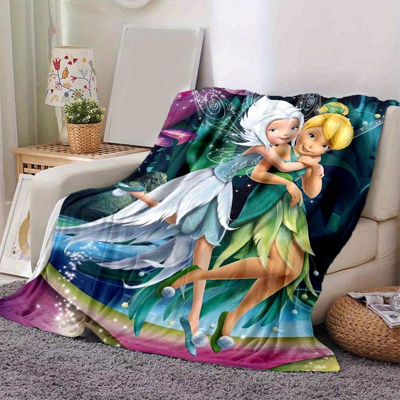 1pc. Cartoon Fairy Tale Blanket, Magical Forest Friends Throw for Home Decor, Gift Idea, All Seasons Use, Soft and Cozy Bedding Cover, Room Decoration