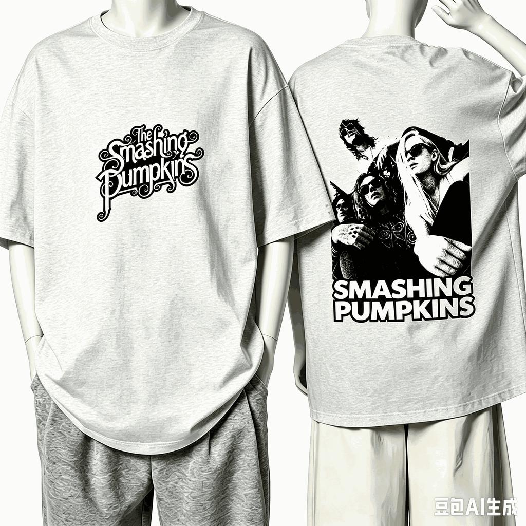 Smashing Pumpkins For Fan Gift Tshirt Unisex Unisex Harajuku Oversized Unisex Short Sleeve Streetwear High Quality Couples Classic