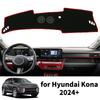 For Hyundai Kona 2024 2025 2026 (Without HUD) Car Dashboard Mat Accessories Sunshade Protective Carpet Dash Pad Dashmat