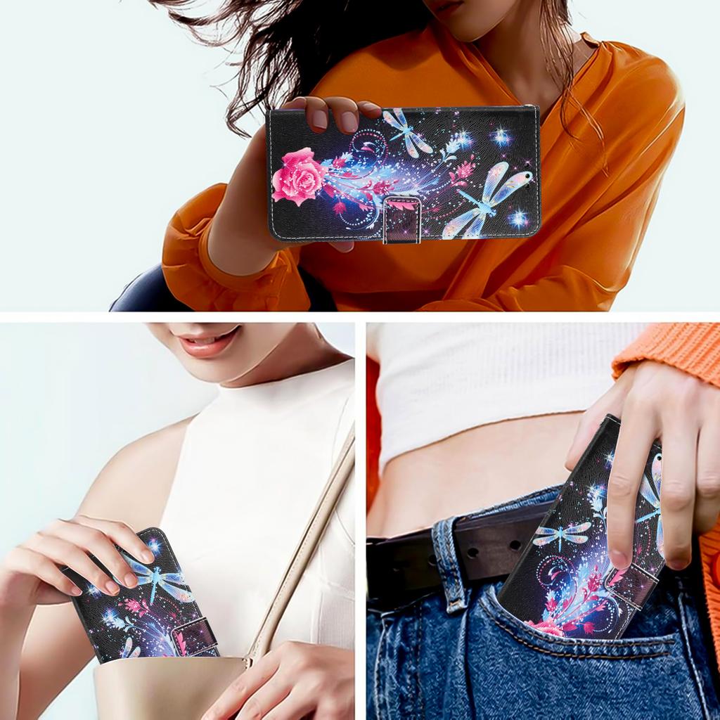 YX-2501 For Xiaomi 15 Ultra Case Pattern Printing PU Leather Wallet Phone Cover with Lanyard