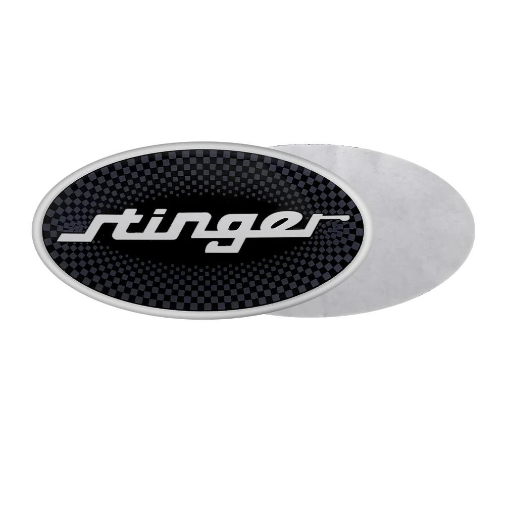 AHX1 61MM 3D Aluminum Auto Steering Wheel Center Emblem Sticker For KIA Sportage Ceed Sorento Cerato Optima GT STINGER Rio Soul Sonic