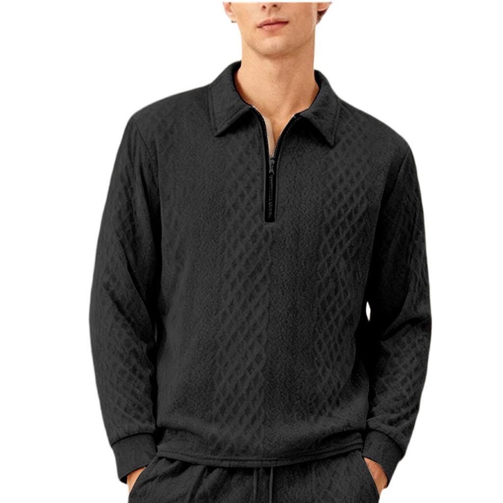 Men's  Leisure  Fashion  Monochrome  Shirt  Upper Garment