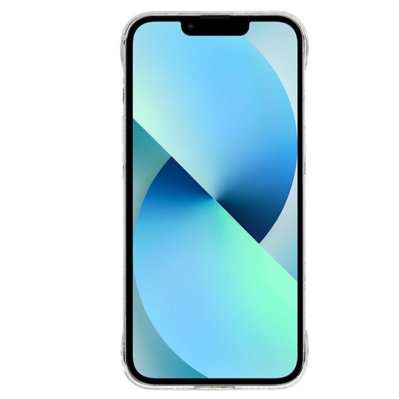 Frameless Phone Case for iPhone 13,Anti-scratch Transparent Hard PC Protective Phone Cover