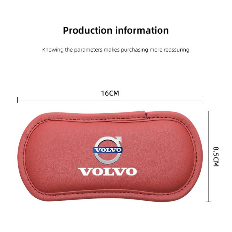 Leather Car Pillow Cushion Elastic Knee Pad Leg Pad Armrest Pad Accessories For Volvo S80 V70 XC90 XC40 FH500 V50 C30 XC60 S60 KD8