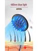 Electric EMS Microcurrent Comb with Red and Blue Light for Cross-border Massage and Liquid Application