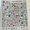 Interactive Hidden Objects Book for Youngsters Concentration Training & Educational Fun with Find and Color Puzzle School Family