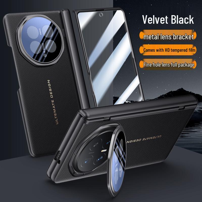 Honor Magic V6 Folding Case: Skin-Feel Lens Stand, Full Coverage, Drop Protection for Men