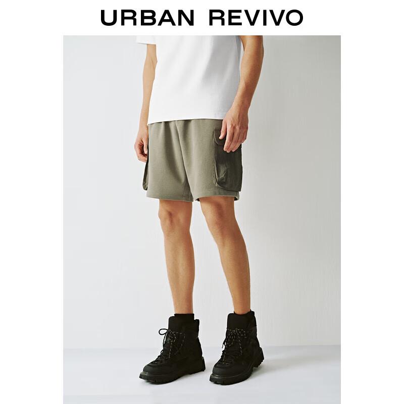 UR Men s Color-Block Drawstring Casual Shorts 29