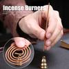 10pcs Copper Multi-type Incense Stand 0.24in Household Aromatherapy Seat  Tea House Display