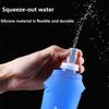 Laufflasche 500ml Weichflasche Silikon-Wasserflasche TPU Faltbare Weichflasche Sport-Wasserflasche Laufen Camping Wandern