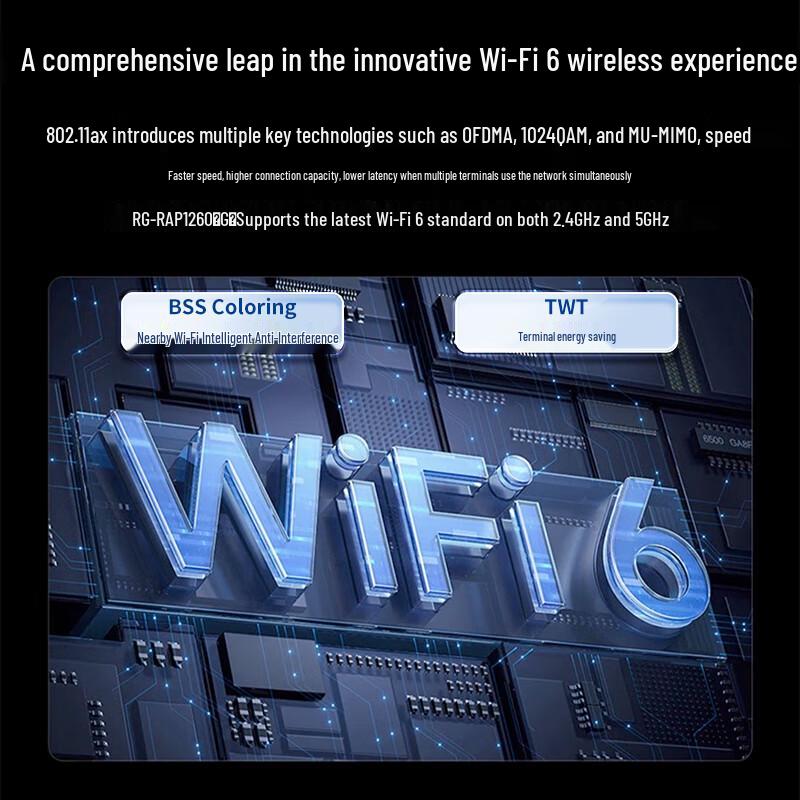 Ruijie WiFi 6 Gigabit Dual-Band 1800Mbps Whole-Home AC+AP System (CN version)