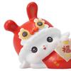 Bunny Sculpture Decoration Desk Tabletop Resin Crafts Homes Spring Festive Chinese Animal Statues