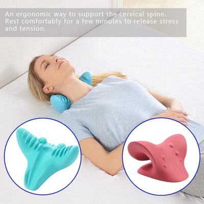 Krční nosítka na ramena Relaxační masážní polštář Cervikální chiropraktické tažné zařízení pro úlevu od bolesti vyrovnání krční páteře