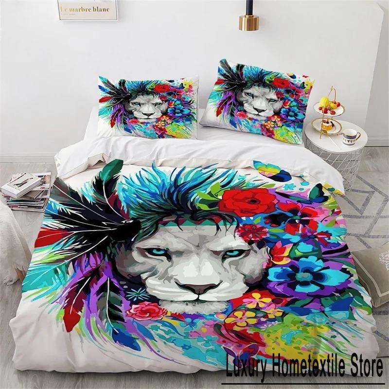 Cozy Vibrant Twin Queen 3D Wolf Fox Elk Wild Animals Boys Girls Size Bed Kids Adult Home Textile Quilt